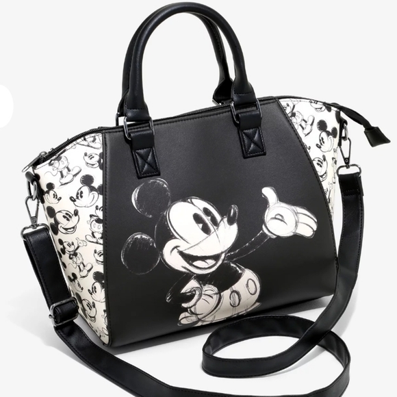 Loungefly | Bags | Nwt Loungefly Mickey Mouse Satchel Crossbody | Poshmark